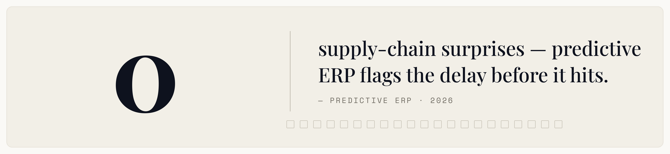 Predictive ERP: How AI Spots Supply Chain Problems Before They Hit